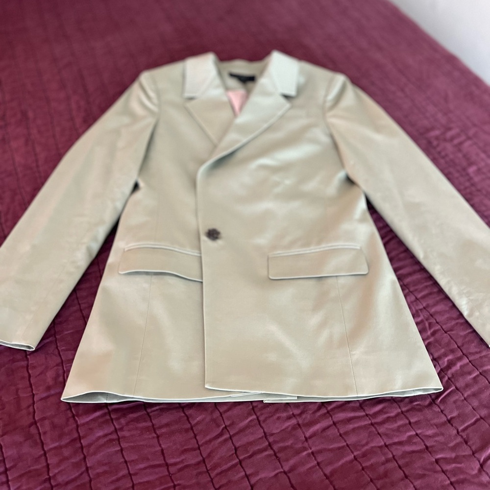 Pistachio colored blazer